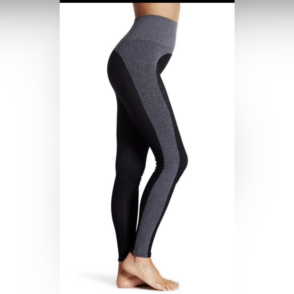SPANX Marled Seamless Legging Gray Blue Two Tone Color Women Size X-Large